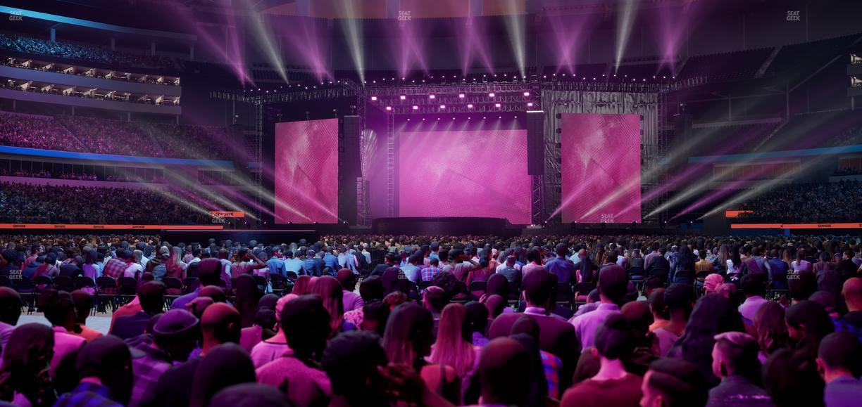 SoFi Stadium - Section Floor C 4 Ada Seat View