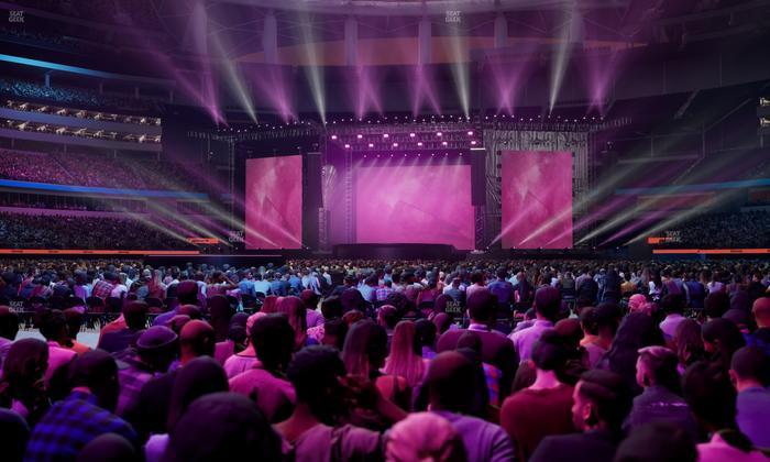 SoFi Stadium - Section Floor C 4 Ada Seat View