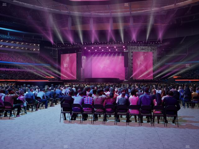 SoFi Stadium - Section Floor C 4 Seat View