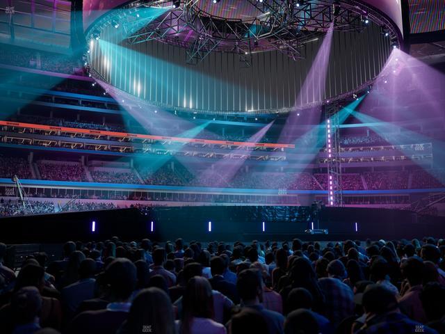 SoFi Stadium - Section Floor C 4 Seat View