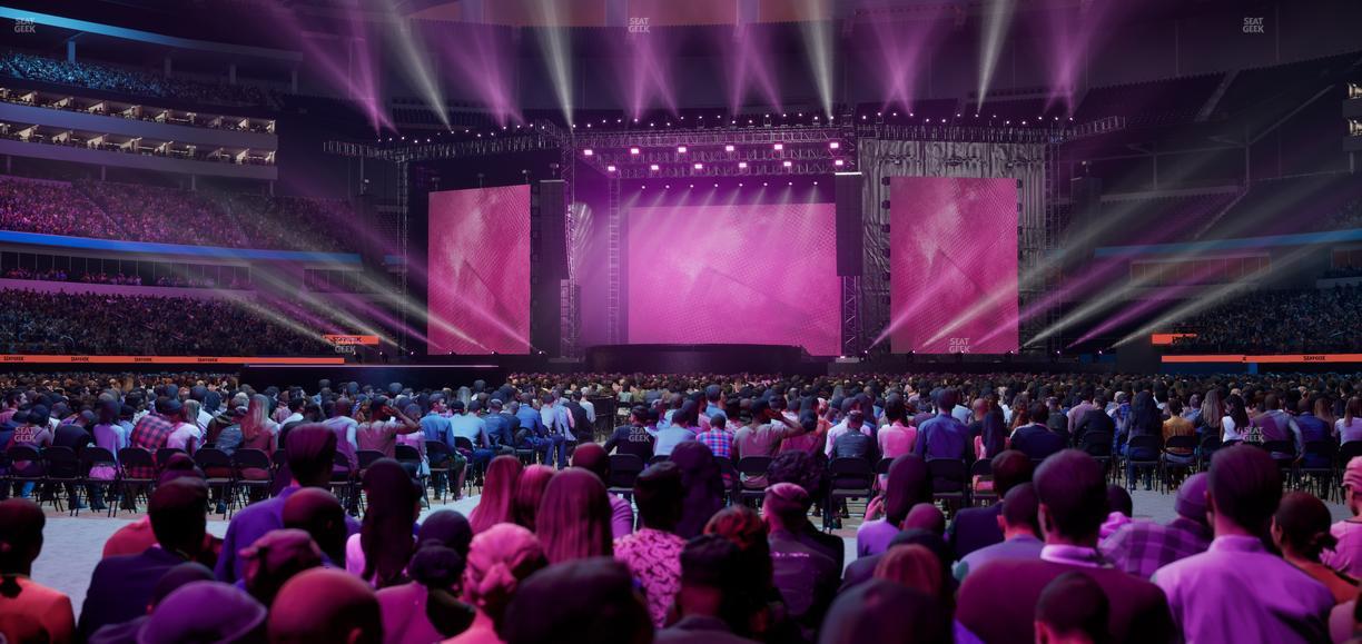 SoFi Stadium - Section Floor C 4 Seat View