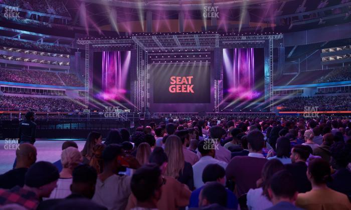 SoFi Stadium - Section Floor C 4 Seat View