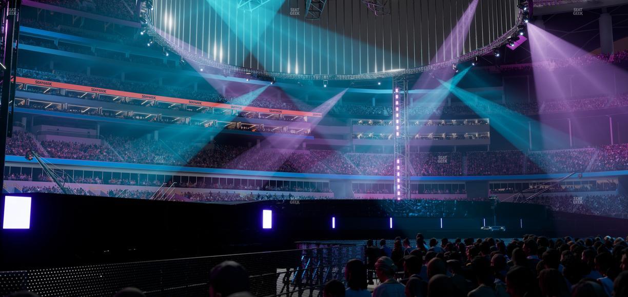 SoFi Stadium - Section Floor C 5 Seat View