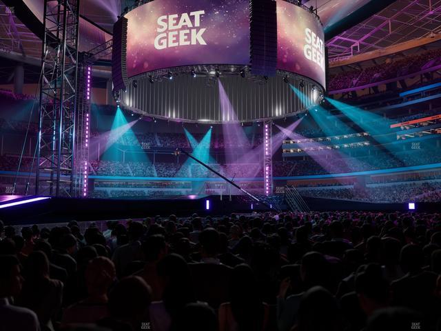 SoFi Stadium - Section Floor D 2 Seat View