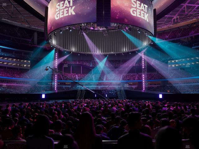 SoFi Stadium - Section Floor D 3 Ada Seat View