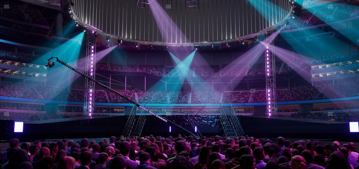 SoFi Stadium - Section Floor D 3 Seat View