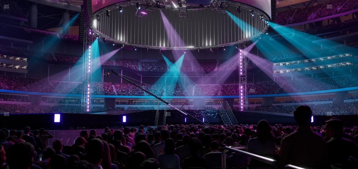 SoFi Stadium - Section Floor D 3 Seat View