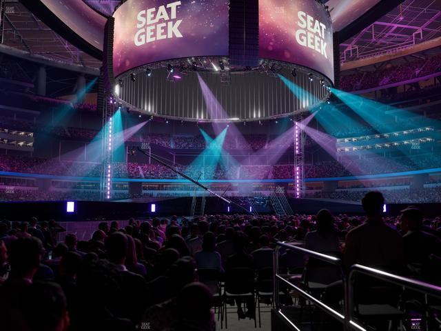 SoFi Stadium - Section Floor D 3 Seat View