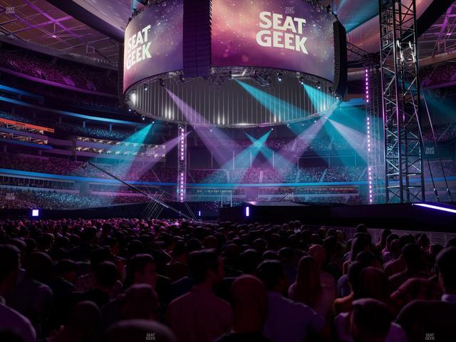 SoFi Stadium - Section Floor D 4 Seat View