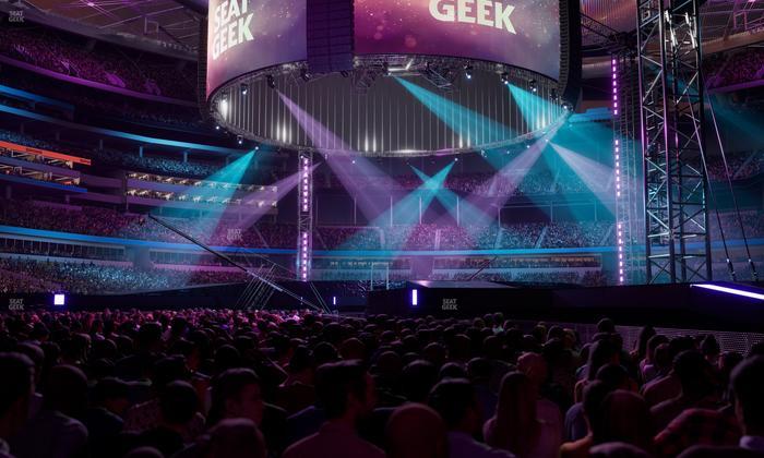 SoFi Stadium - Section Floor D 4 Seat View