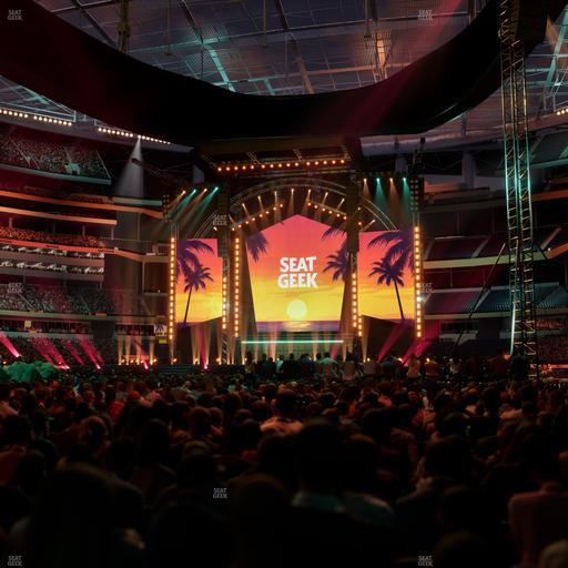 SoFi Stadium - Section Floor D 5 Seat View