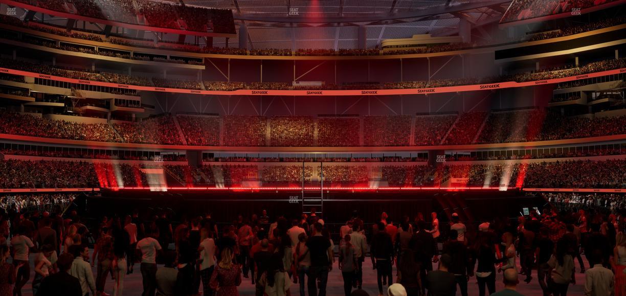 SoFi Stadium - Section Ga Floor Seat View