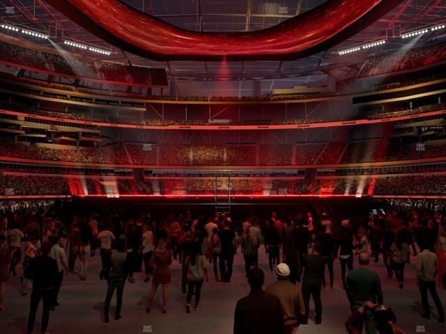 SoFi Stadium - Section Ga Floor Seat View