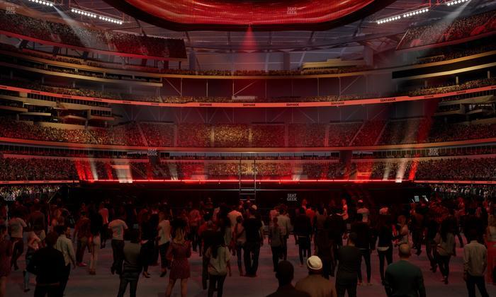 SoFi Stadium - Section Ga Floor Seat View