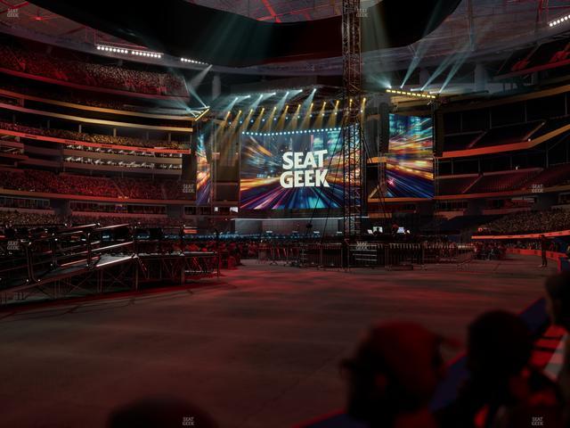 SoFi Stadium - Section Level 1 East Suite 1 Seat View