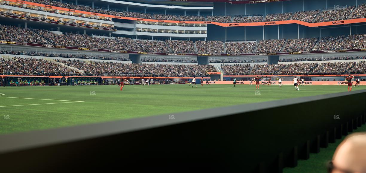 SoFi Stadium - Section Level 1 East Suite 1 Seat View