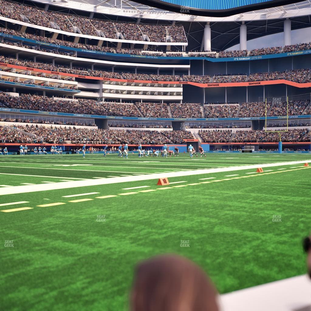 SoFi Stadium - Section Level 1 East Suite 1 Seat View
