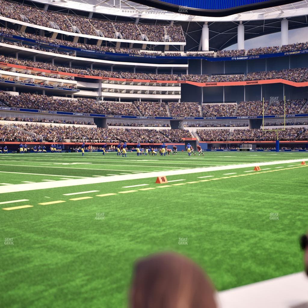 SoFi Stadium - Section Level 1 East Suite 1 Seat View