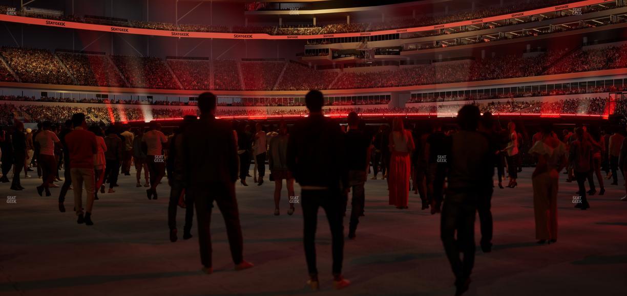 SoFi Stadium - Section Level 1 East Suite 10 Seat View