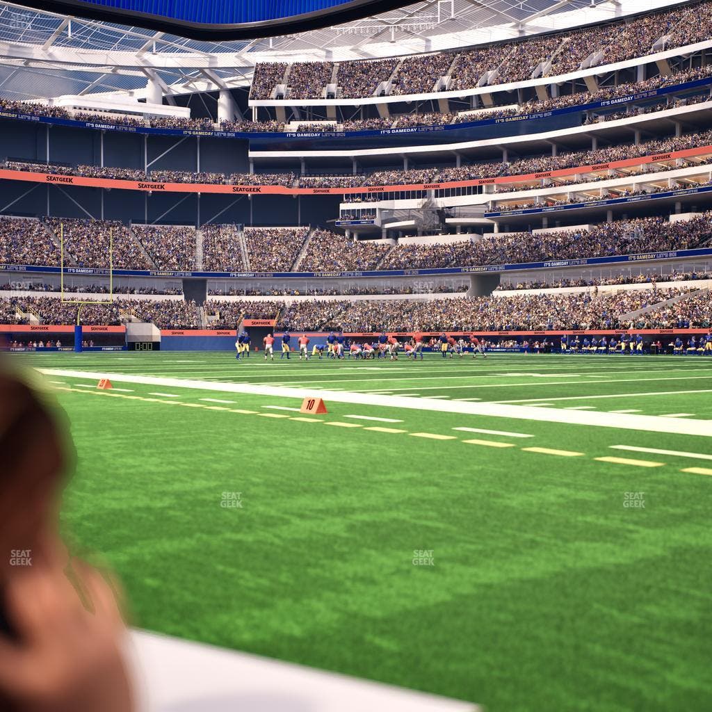 SoFi Stadium - Section Level 1 East Suite 10 Seat View