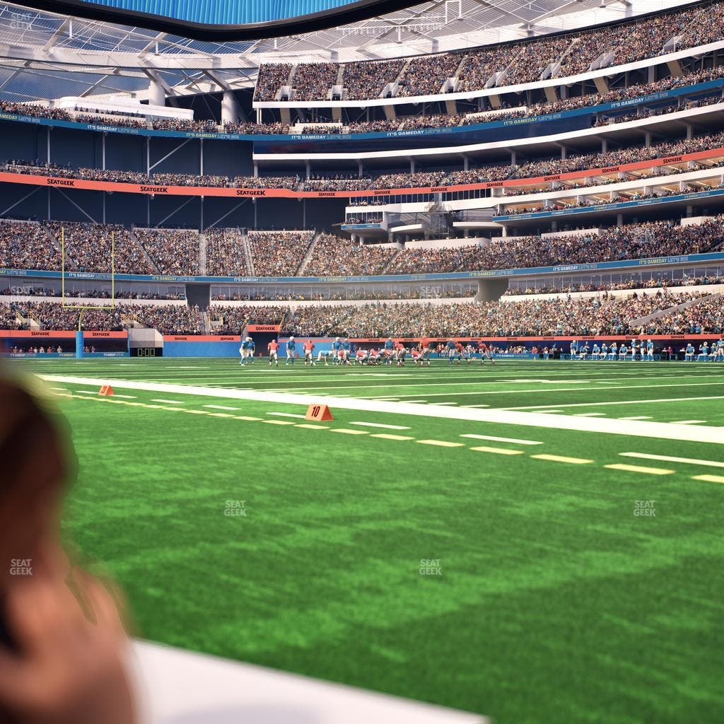 SoFi Stadium - Section Level 1 East Suite 10 Seat View