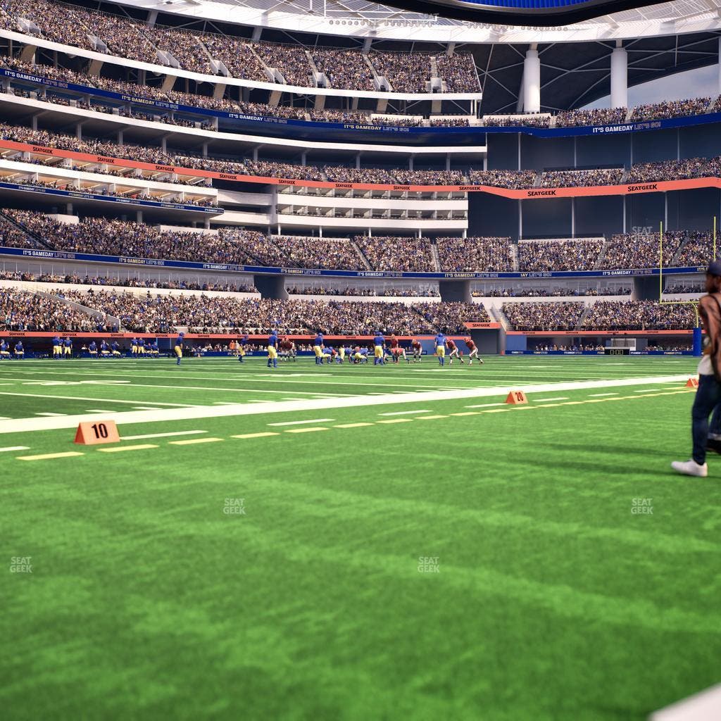SoFi Stadium - Section Level 1 East Suite 2 Seat View