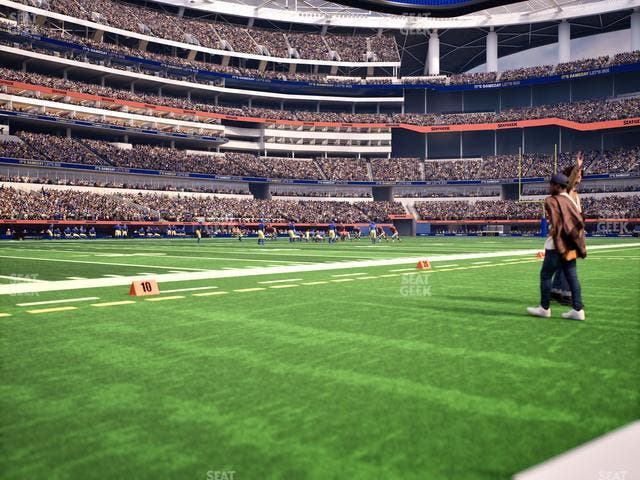 SoFi Stadium - Section Level 1 East Suite 2 Seat View