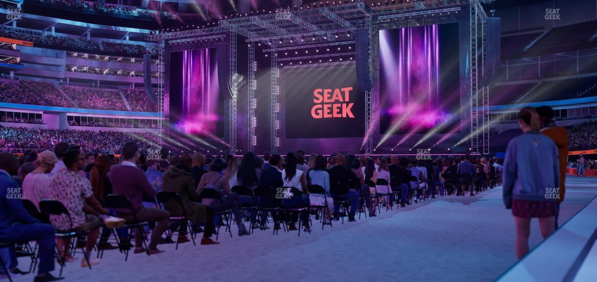 SoFi Stadium - Section Level 1 East Suite 3 Seat View