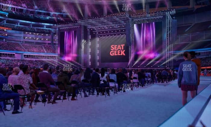 SoFi Stadium - Section Level 1 East Suite 3 Seat View