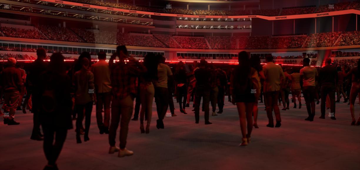 SoFi Stadium - Section Level 1 East Suite 3 Seat View