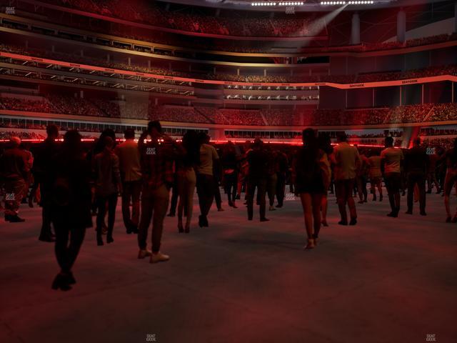 SoFi Stadium - Section Level 1 East Suite 3 Seat View