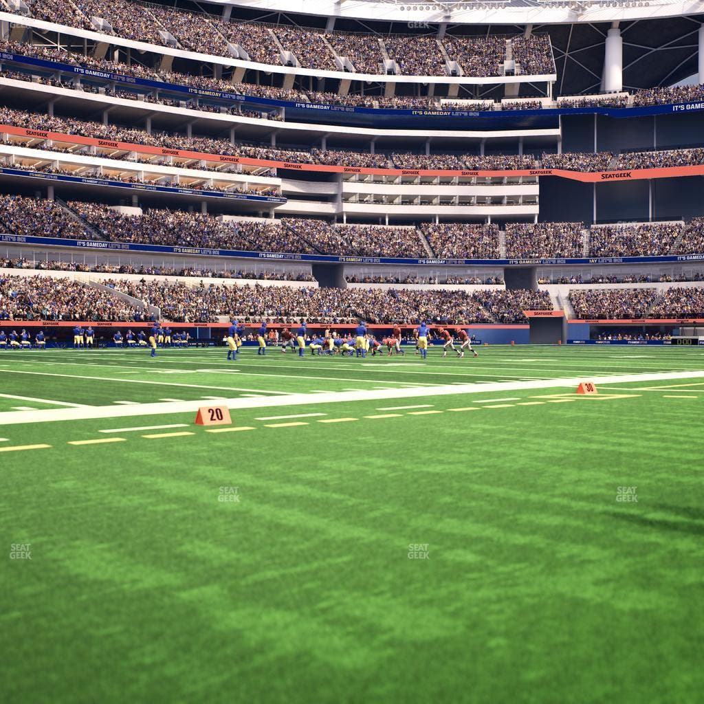 SoFi Stadium - Section Level 1 East Suite 3 Seat View
