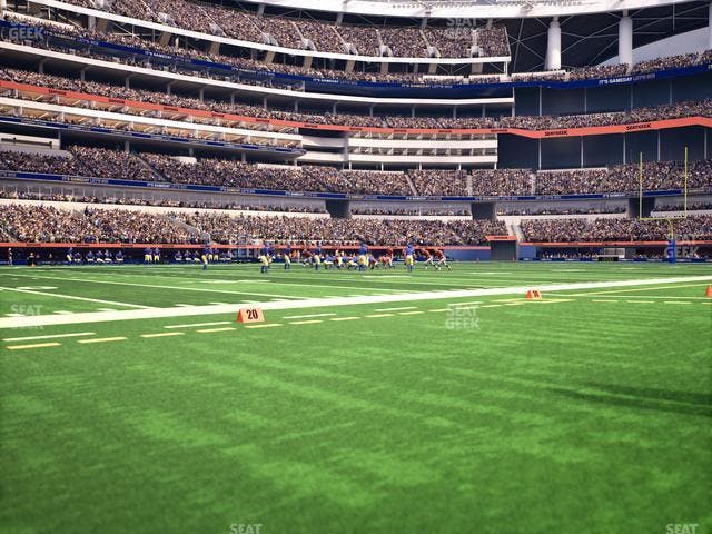 SoFi Stadium - Section Level 1 East Suite 3 Seat View