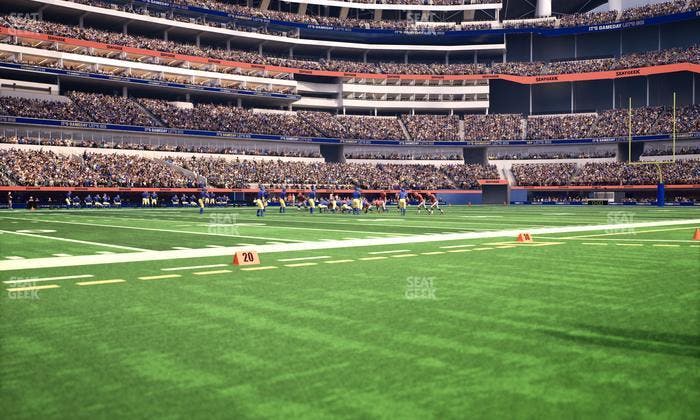 SoFi Stadium - Section Level 1 East Suite 3 Seat View