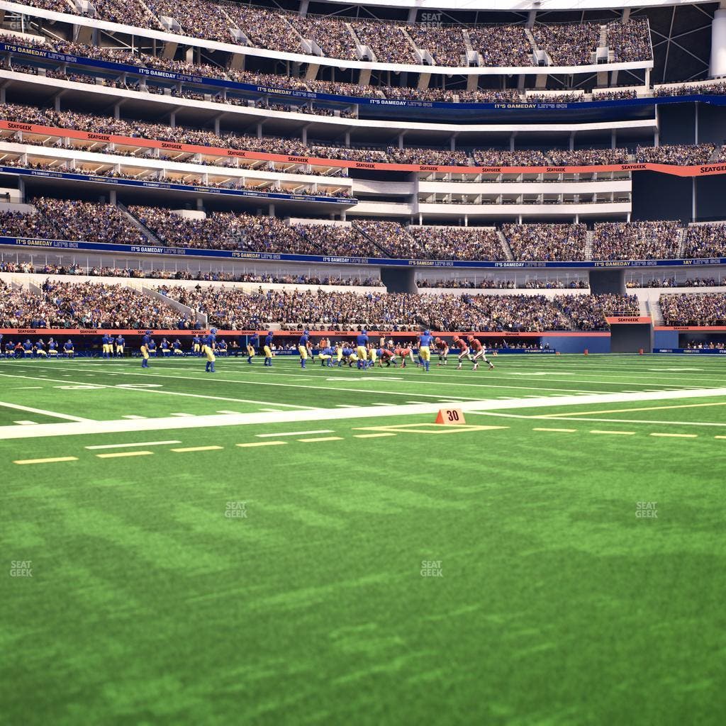 SoFi Stadium - Section Level 1 East Suite 4 Seat View