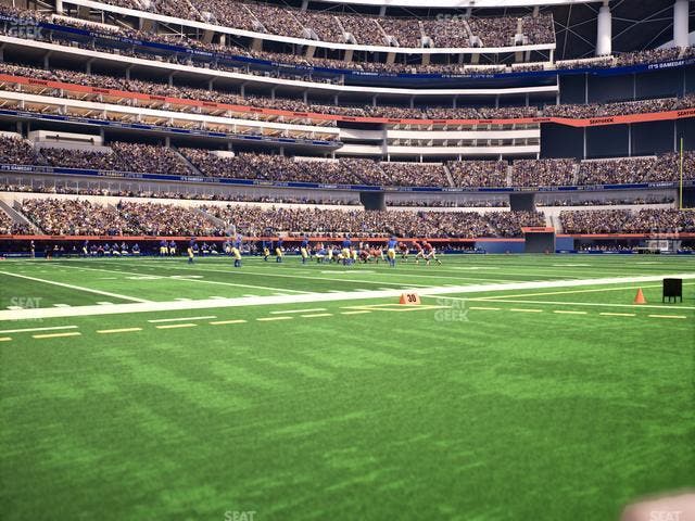 SoFi Stadium - Section Level 1 East Suite 4 Seat View
