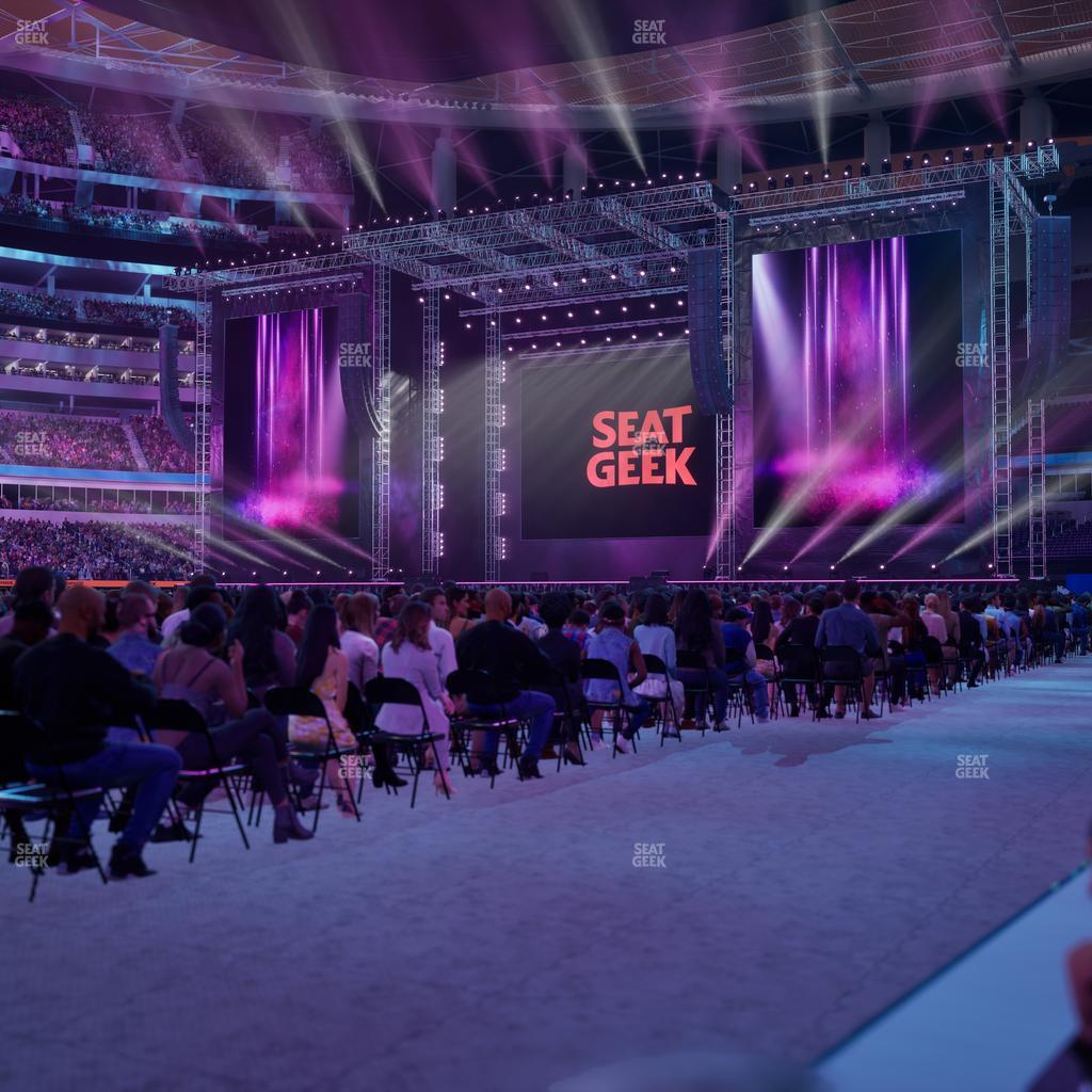 SoFi Stadium - Section Level 1 East Suite 4 Seat View