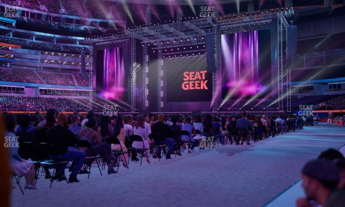 SoFi Stadium - Section Level 1 East Suite 4 Seat View