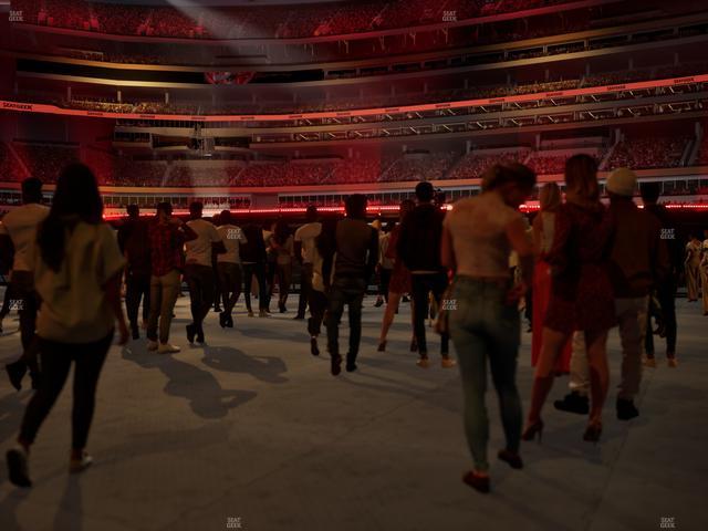 SoFi Stadium - Section Level 1 East Suite 6 Seat View