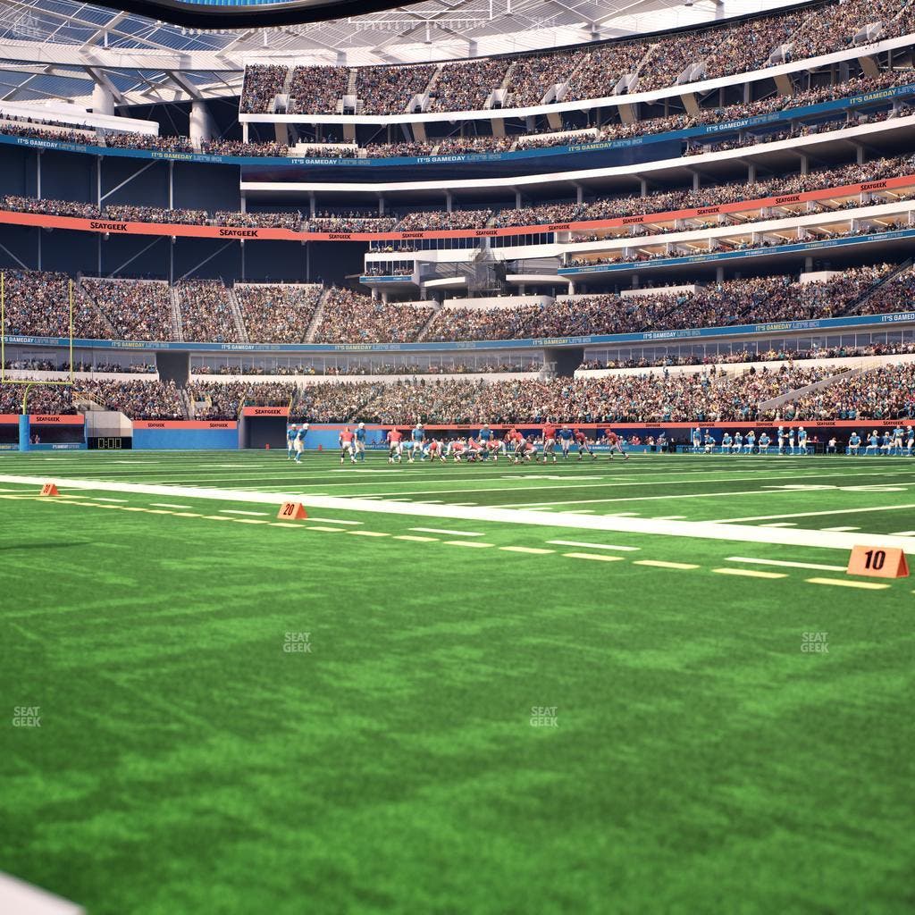 SoFi Stadium - Section Level 1 East Suite 9 Seat View