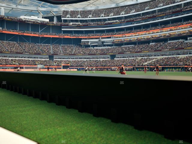 SoFi Stadium - Section Level 1 East Suite 9 Seat View