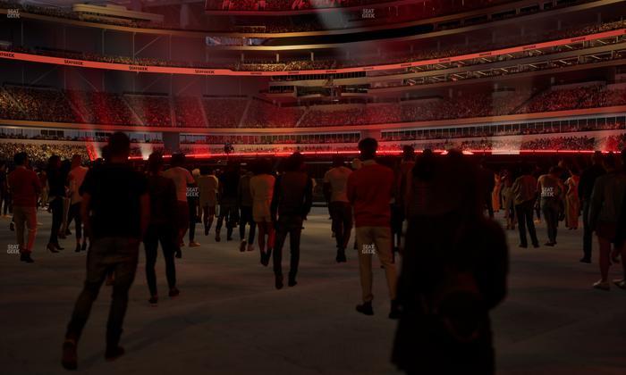 SoFi Stadium - Section Level 1 East Suite 9 Seat View