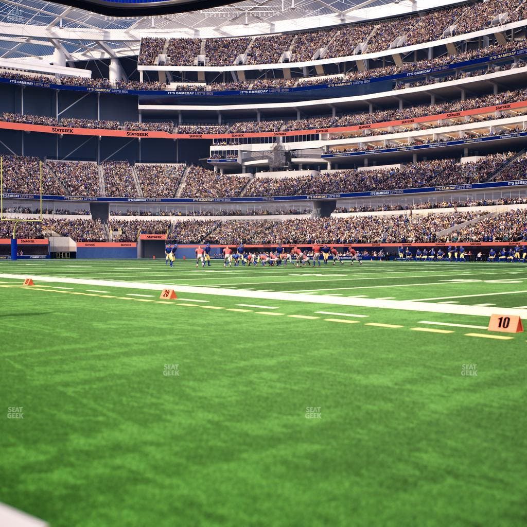 SoFi Stadium - Section Level 1 East Suite 9 Seat View