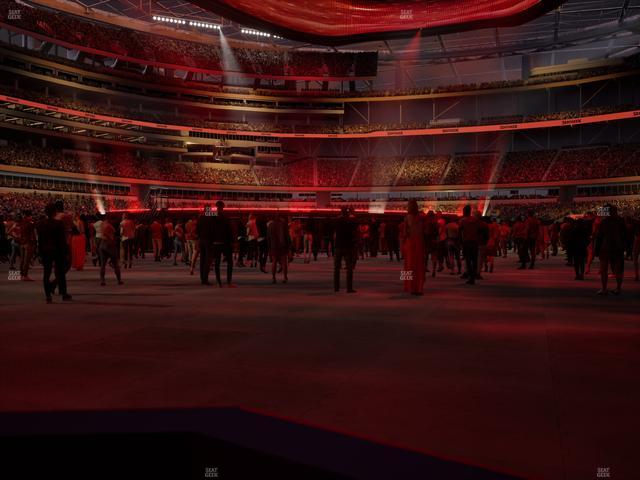 SoFi Stadium - Section Level 1 North Suite 12 Seat View