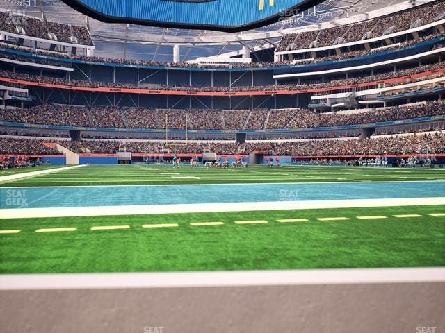 SoFi Stadium - Section Level 1 North Suite 3 Seat View