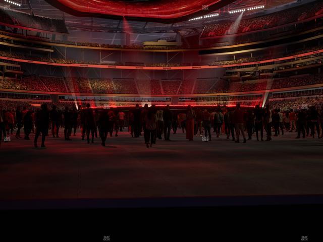 SoFi Stadium - Section Level 1 North Suite 3 Seat View