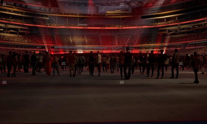 SoFi Stadium - Section Level 1 North Suite 4 Seat View