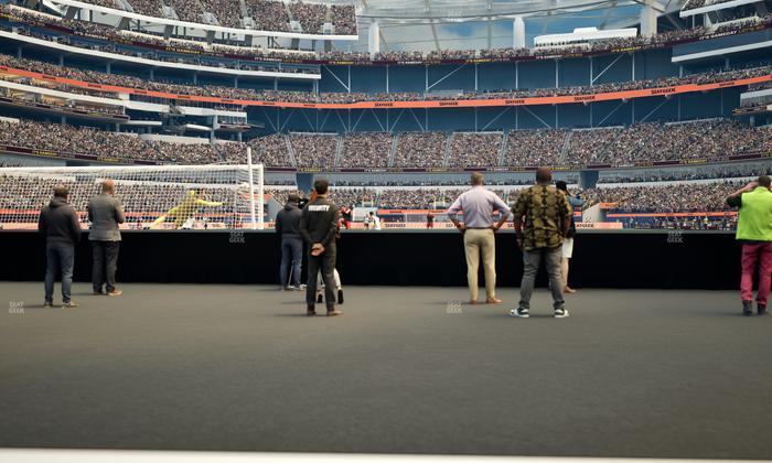 SoFi Stadium - Section Level 1 North Suite 9 Seat View