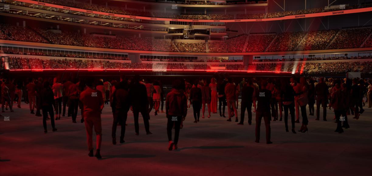 SoFi Stadium - Section Level 1 West Suite 1 Seat View