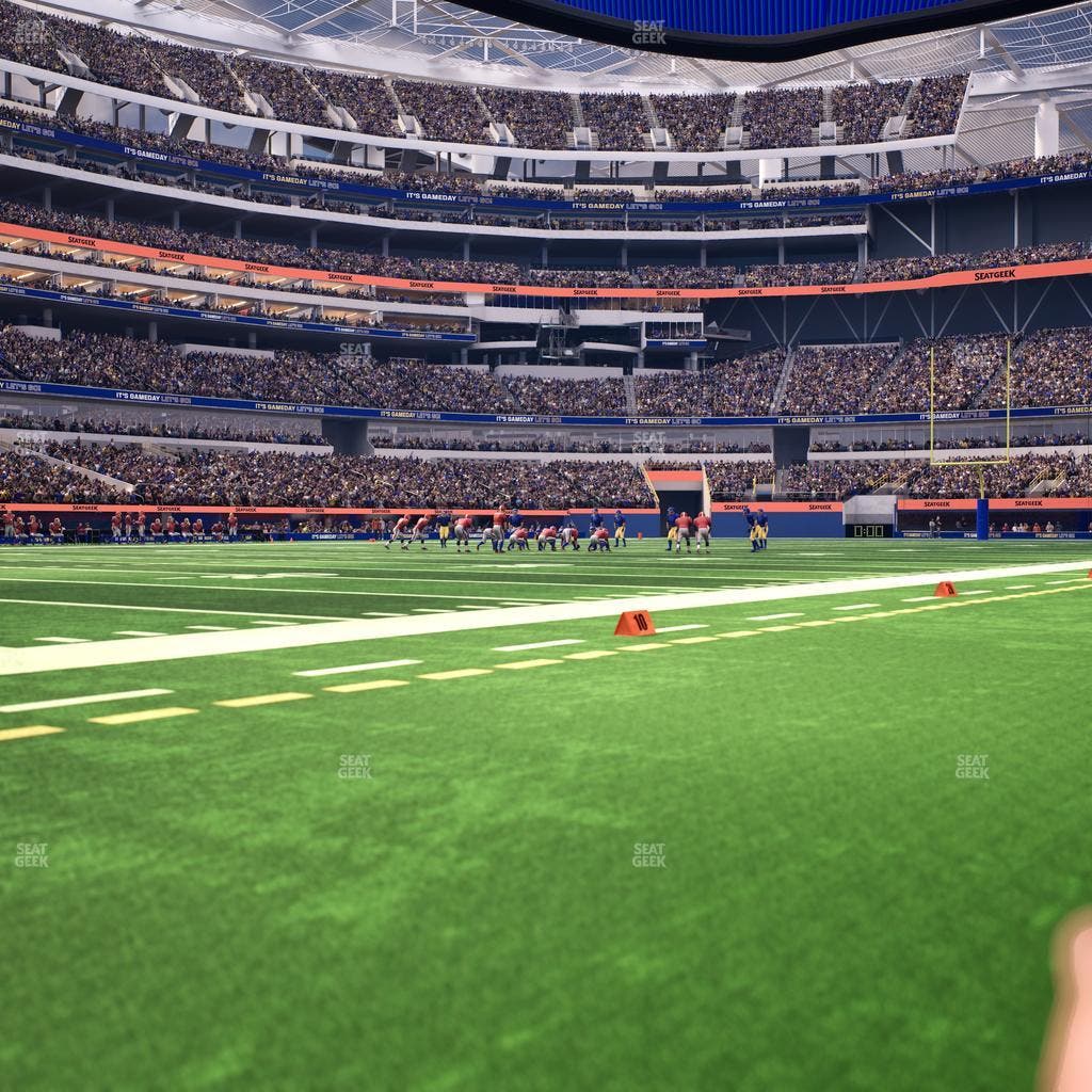 SoFi Stadium - Section Level 1 West Suite 1 Seat View